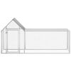 vidaXL Chicken Coop Silver Galvanized Steel 9.8ft x 3.3ft x 4.9ft