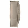 vidaXL Cushion Taupe 47.24 x 15.75 x 4.72 in Oxford Fabric