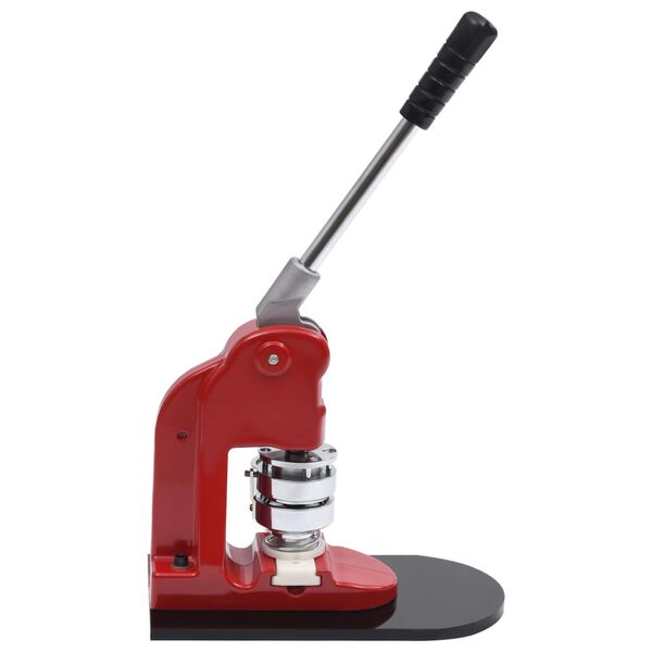 vidaXL Badge Button Maker with 500 pcs Pinback Button Parts 1"