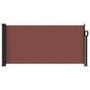 vidaXL Retractable Side Awning Brown