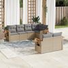 vidaXL Garden Sofa Set Beige