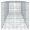vidaXL Gabion Basket Silver Galvanized Iron Large Heavy Weight Endurance