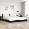 vidaXL Bed Frame Black and White