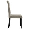 vidaXL Dining Chairs 4 pcs Light Gray Velvet