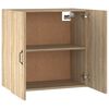 vidaXL Wall Cabinet Sonoma Oak 23.6"x12.2"x23.6" Engineered Wood