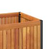 vidaXL Garden Planter Natural Wood Solid Acacia Wood