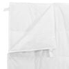 vidaXL 2-in-1 Duvet White 94.49 x 102.36 in Feather
