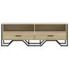 vidaXL TV Cabinet Sonoma Oak Engineered wood, metal Large TV Cabinet