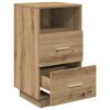 vidaXL Bedside Cabinet Artisan Oak Engineered Wood Medium
