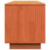 vidaXL TV Cabinet Wax Brown Solid Pine Wood TV Cabinet Rectangular