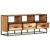 vidaXL TV Cabinet Natural wood, Black