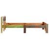 vidaXL Bed Frame Multicolor Solid reclaimed wood 55.1x78.7 in