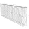 vidaXL Gabion Wall with Cover Galvanized Steel 236.2"x19.7"x78.7"