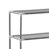 vidaXL Storage Rack Over Laundry Silver