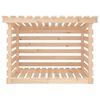 vidaXL Firewood Rack 42.5x28.7x31.1" Solid Wood Pine