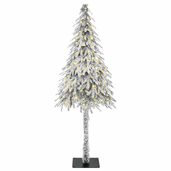 vidaXL Christmas Tree with 150 LEDs White 59.1" PE and Steel