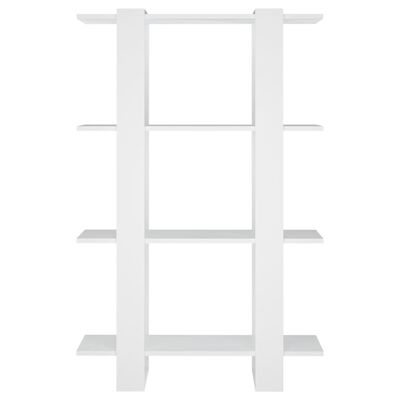 vidaXL Book Cabinet/Room Divider White 31.5"x11.8"x48.6"