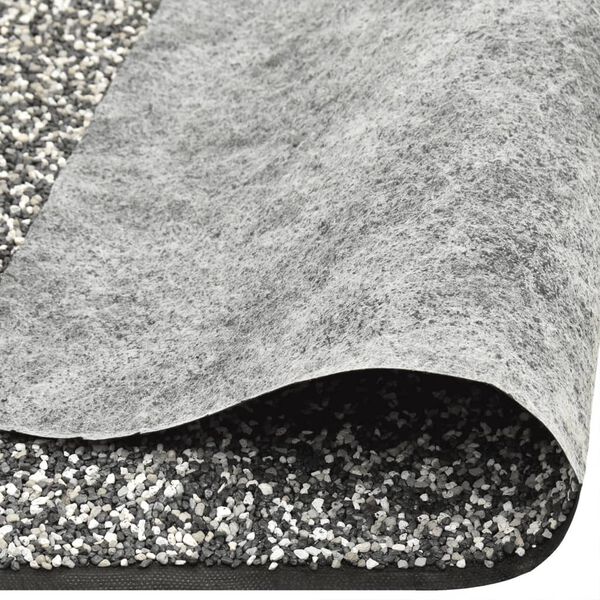 vidaXL Stone Liner Grey Nonwoven PP fleece, drinkable safe glue