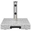 vidaXL Parasol Base Grey 16.14 x 16.14 x 14.57 in Granite