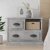 vidaXL Bedside Cabinet Concrete Grey Engineered Wood Medium