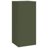 vidaXL Plant Stand 3 pcs Olive green Steel