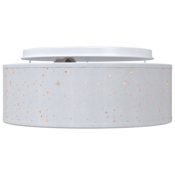 vidaXL Ceiling Lamp Gray 30 x 13.5 cm fabric