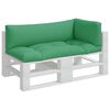 vidaXL Pallet Cushion Set of 3 Green 100% Polyester Large