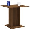 vidaXL Dining Table Brown Oak Engineered Wood 31.5x31.5 in Sturdy