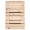 vidaXL Laundry Basket 34.8"x17.3"x26" Solid Wood Pine