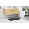 vidaXL Anti-slip Bath Mat Dark gray 23.6" x 35.4" PP