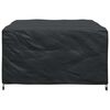 vidaXL Furniture Cover Plain Black 59.06 x 59.06 x 29.53 in 210D