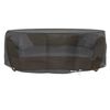 vidaXL Island Lounge Cover Set of 2 Black Polyethylene (PE), aluminum
