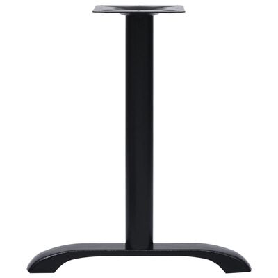 Single black leg with square foot plate.