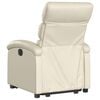 vidaXL Electric Stand Up Recliner Chair Cream