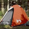 vidaXL Camping Tent Dome 2-Person Orange Waterproof