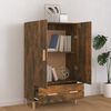 vidaXL Highboard Smoked Oak Engineered wood Large Highboard