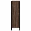 vidaXL Bookcase Brown oak Engineered wood Medium Bookcase Rectangular