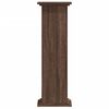 vidaXL Plant Stand Brown Oak Engineered Wood 12.9 in x 12.9 in x 39.4 in