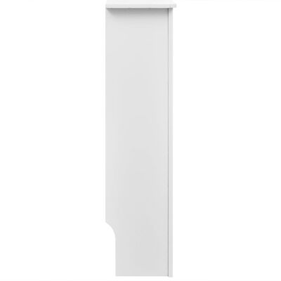 vidaXL White MDF Radiator Cover Heating Cabinet 59.8"