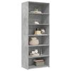 vidaXL Highboard Concrete grey Engineered wood Tall Highboard