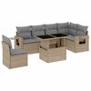 vidaXL Garden Sofa Set Beige