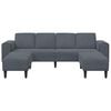 vidaXL Sofa Set Dark gray Velvet
