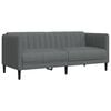 vidaXL Sofa Set Dark Gray Fabric (100% polyester), plywood, solid wood
