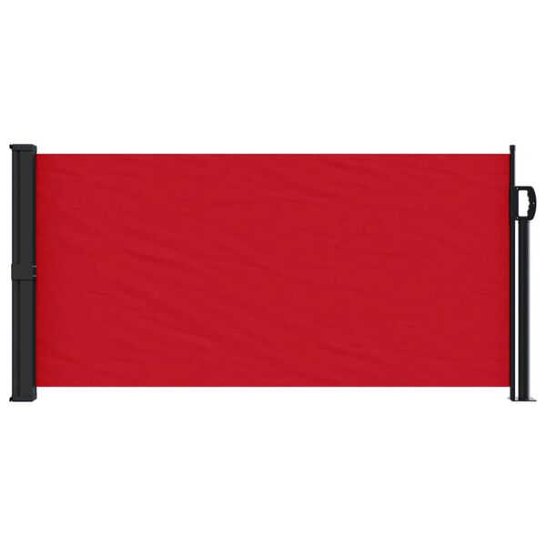 vidaXL Retractable Side Awning Red