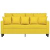 vidaXL 2-Seater Sofa Light Yellow Polyester, Metal, Textilene 55 in