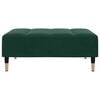 vidaXL Sofa Bed Dark Green Velvet (100% polyester), wood, metal Two-seater