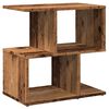 vidaXL Bedside Cabinet Set of 2 Old wood Engineered wood Medium