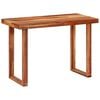 vidaXL Dining Table Honey Solid acacia wood Medium Durable