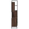 vidaXL Bathroom Furniture Set Brown Oak Engineered wood, Metal Large