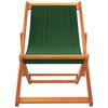 vidaXL Folding Beach Chair Set of 2 Green